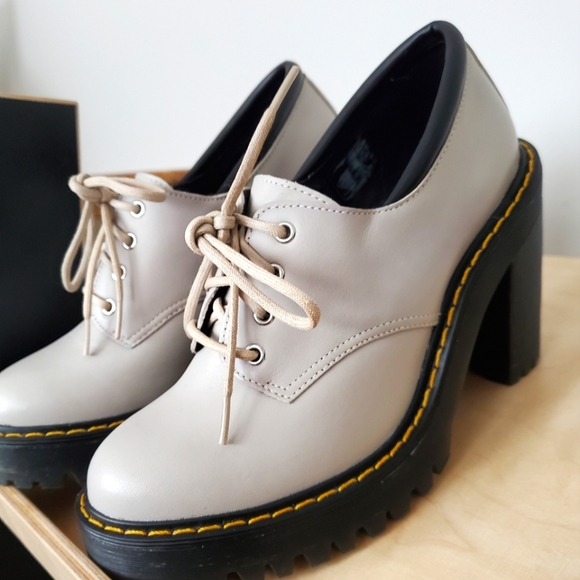 Dr. Martens Shoes - Dr. Martens Heeled Salome Oxfords